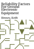 Reliability_factors_for_ground_electronic_equipment