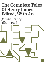 The_complete_tales_of_Henry_James__Edited__with_an_introd___by_Leon_Edel