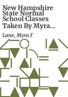 New_Hampshire_State_Normal_School_classes_taken_by_Myra_F__Lane__1896